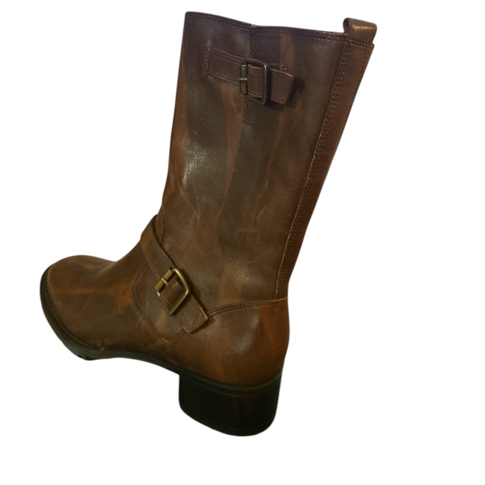 Bass Rustic Two Tone Mid Calf Boot - Picture 4 of 7